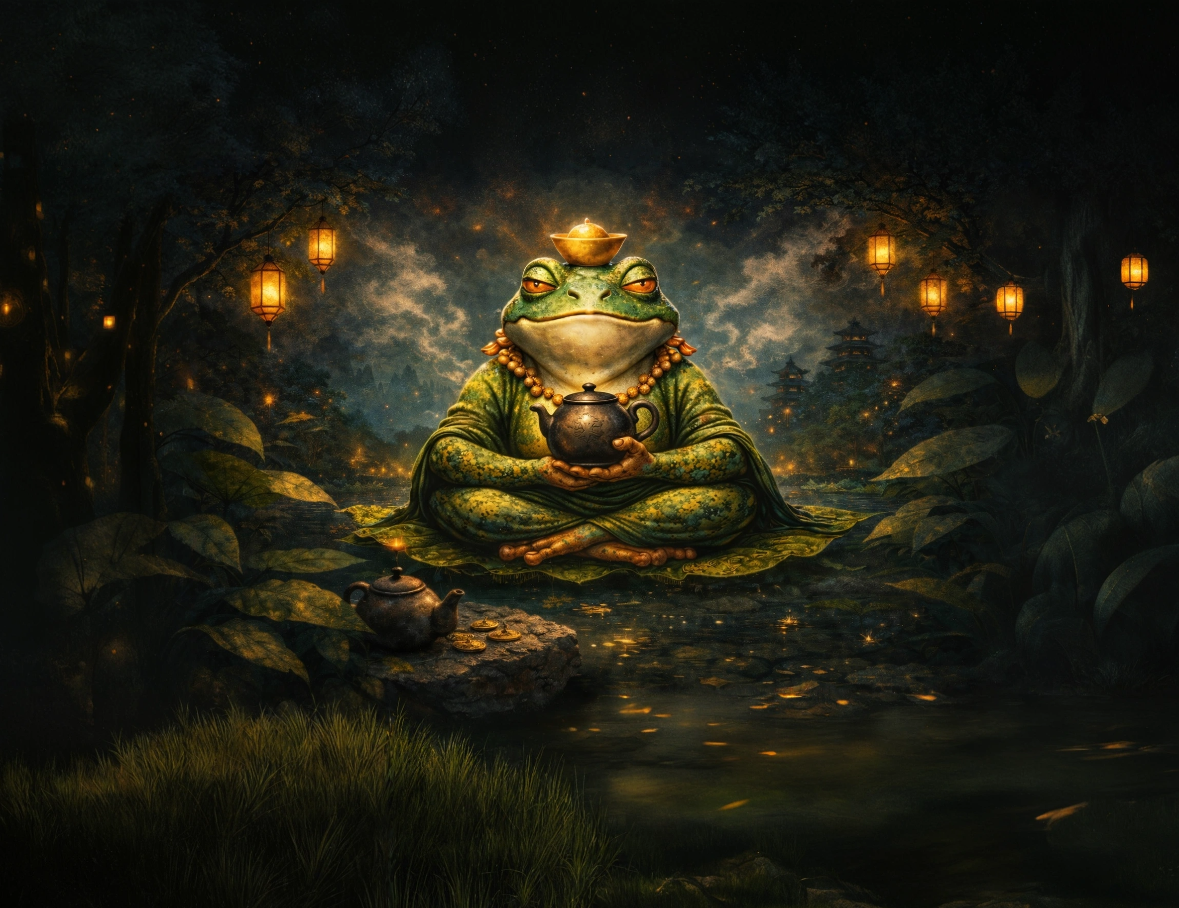 Artistic Tea Background